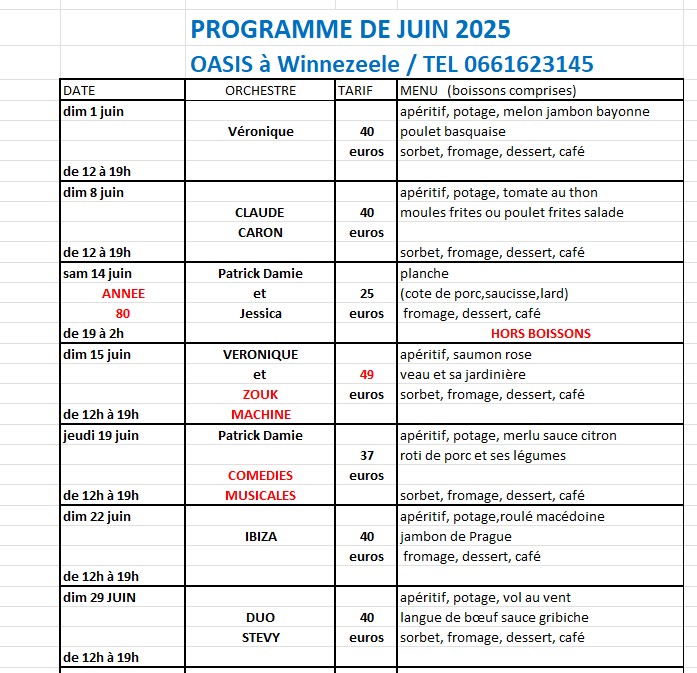 menu juin 2025